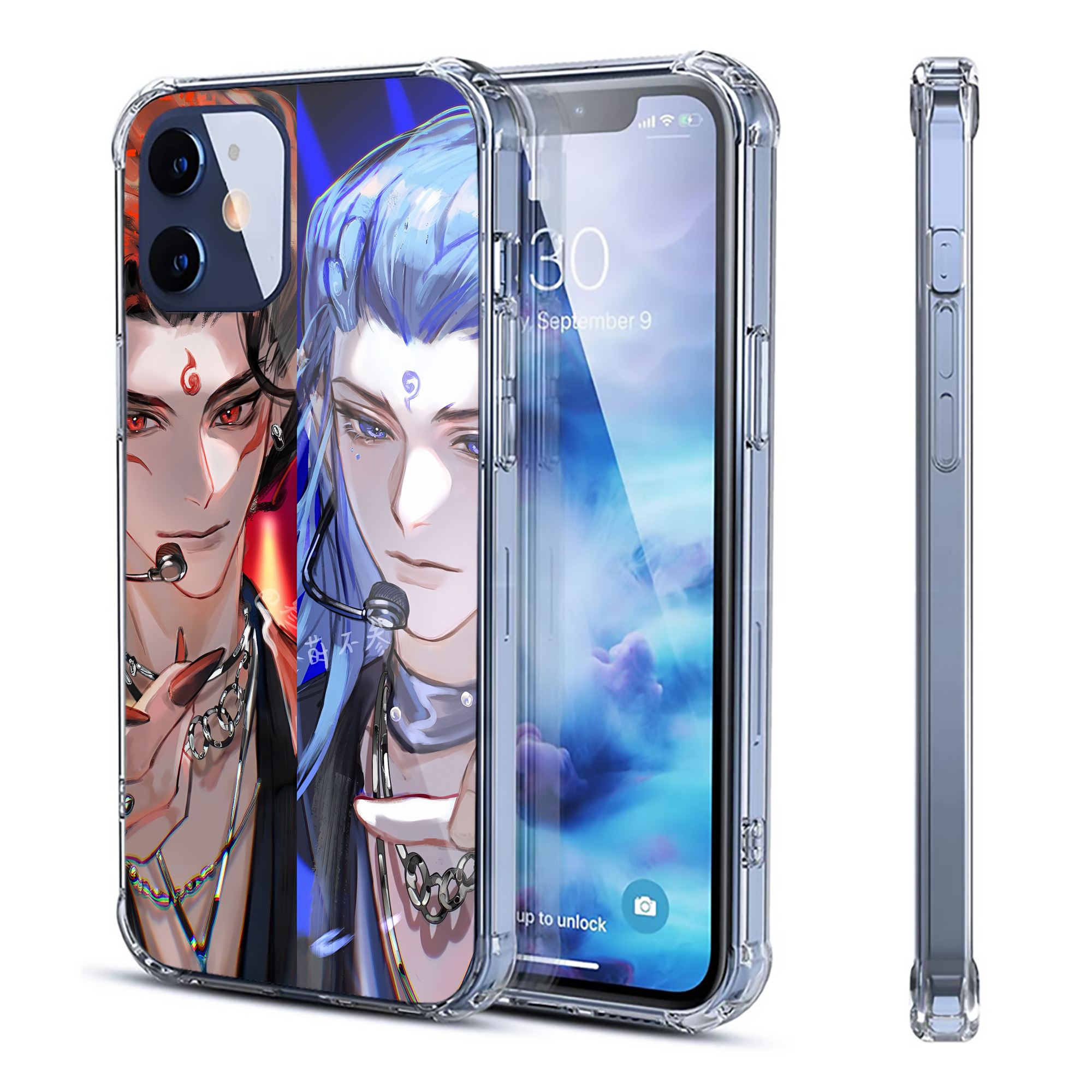 （画像用） Ne Zha 2 ナタ 魔童の大暴れ 【iPhone 12シリーズ対応】透明スマホケース（クリアソフトケース）